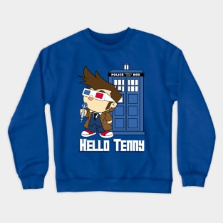 Hello Tenny (smaller art) Crewneck Sweatshirt